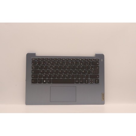 Lenovo 5CB1H57007 Palmrest Top Case con tastiera, Francese, Blu nebbia, Senza lettore di impronte digitali