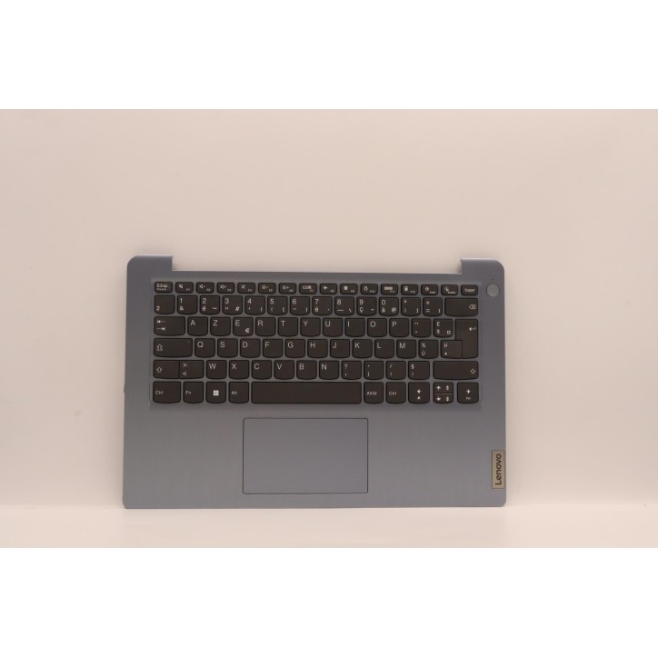 Lenovo 5CB1H57007 Palmrest Top Case con tastiera, Francese, Blu nebbia, Senza lettore di impronte digitali