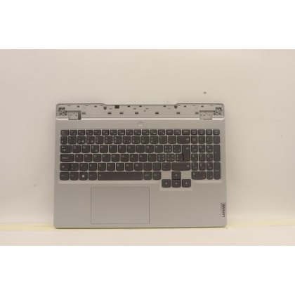 Lenovo 5CB1H68416 Palmrest Top Case con tastiera, Svizzera, Grigio nuvola, Retroilluminazione RGB