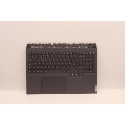 Lenovo 5CB1H71214 Palmrest Top Case con tastiera, Francese, grigio tempesta, Retroilluminazione RGB