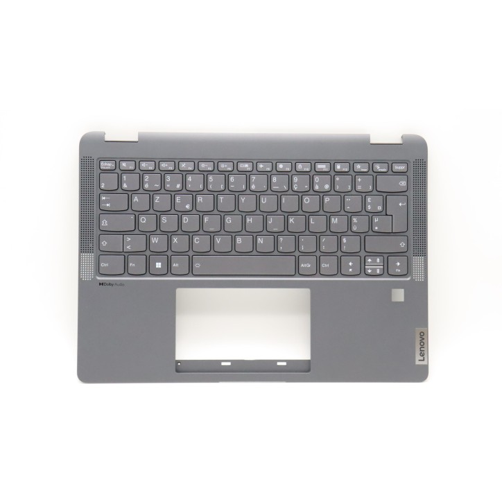 Lenovo 5CB1H71434 Palmrest Top Case con tastiera, Francese, Grigio ardesia, Retroilluminazione