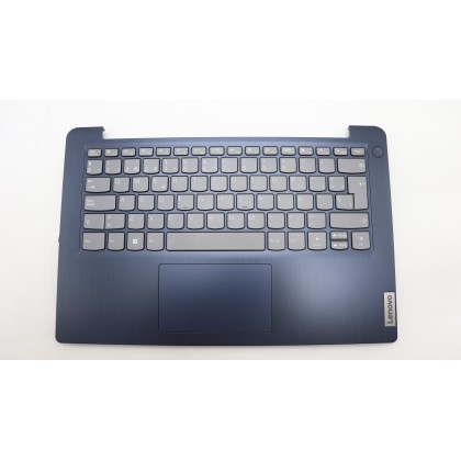Lenovo 5CB1H72633 Palmrest Top Case con tastiera, Spagnolo, blu scuro, Retroilluminazione, Senza lettore di impronte digitali