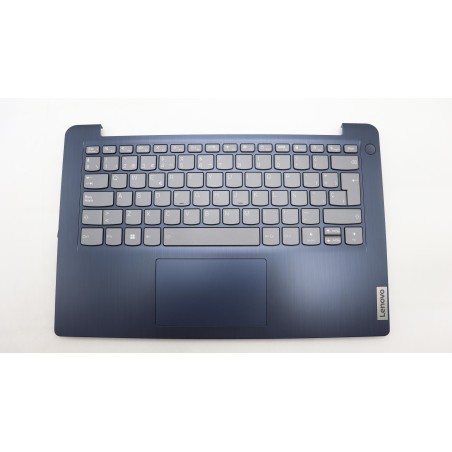 Lenovo 5CB1H72633 Palmrest Top Case con tastiera, Spagnolo, blu scuro, Retroilluminazione, Senza lettore di impronte digitali