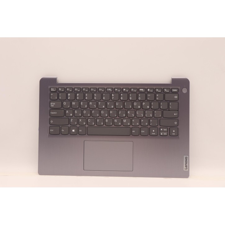 Lenovo 5CB1H72721 Palmrest Top Case con tastiera, Ebraico, grigio artico, Senza lettore di impronte digitali
