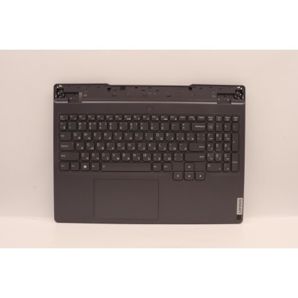 Lenovo 5CB1H79862 Palmrest Top Case con tastiera, Russo, grigio tempesta, Retroilluminazione RGB