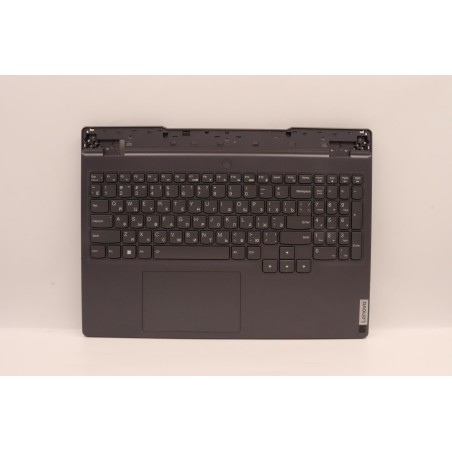 Lenovo 5CB1H79862 Palmrest Top Case con tastiera, Russo, grigio tempesta, Retroilluminazione RGB