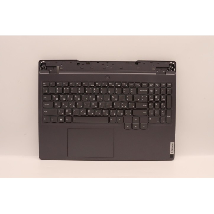 Lenovo 5CB1H79862 Palmrest Top Case con tastiera, Russo, grigio tempesta, Retroilluminazione RGB