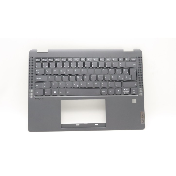 Lenovo 5CB1H79901 Palmrest Top Case con tastiera, Sloveno, grigio tempesta, Retroilluminazione