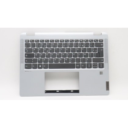 Lenovo 5CB1H79984 Palmrest Top Case con tastiera, Francese, Grigio nuvola