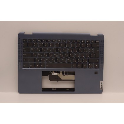 Lenovo 5CB1H80031 Palmrest Top Case con tastiera, Bulgaro, shadow Black, Retroilluminazione, UK