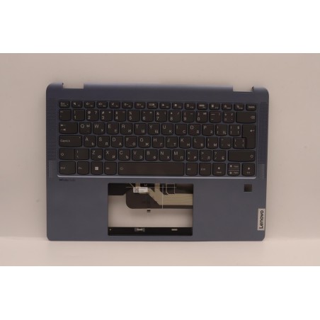 Lenovo 5CB1H80031 Palmrest Top Case con tastiera, Bulgaro, shadow Black, Retroilluminazione, UK