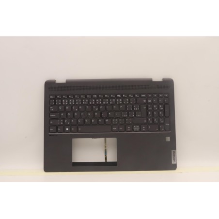Lenovo 5CB1H80101 Palmrest Top Case con tastiera, Ceco/Slovacco, grigio tempesta, UK
