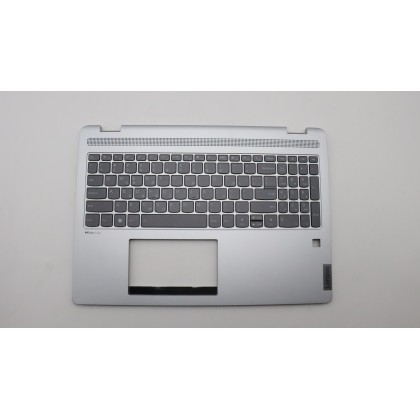 Lenovo 5CB1H80124 Palmrest Top Case con tastiera, Greco, Grigio nuvola
