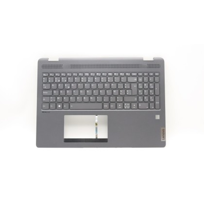 Lenovo 5CB1H80904 Palmrest Top Case con tastiera, Belga, grigio tempesta, UK