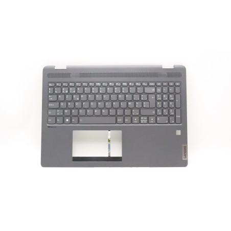 Lenovo 5CB1H80904 Palmrest Top Case con tastiera, Belga, grigio tempesta, UK