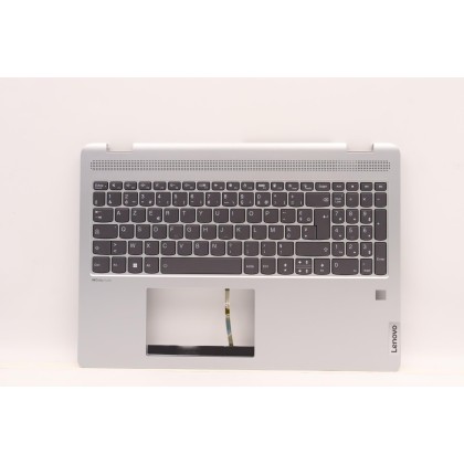 Lenovo 5CB1H81047 Palmrest Top Case con tastiera, Francese, Grigio nuvola