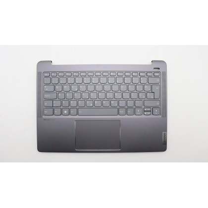 Lenovo 5CB1H82111 Palmrest Top Case con tastiera, Sloveno, grigio tempesta, Retroilluminazione