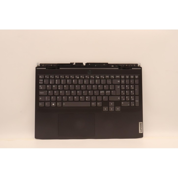 Lenovo 5CB1H89865 Palmrest Top Case con tastiera, Lingue scandinave, nero