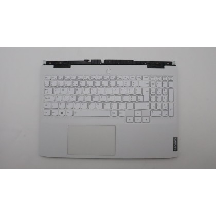 Lenovo 5CB1H89890 Palmrest Top Case con tastiera, Inglese Regno Unito, bianco