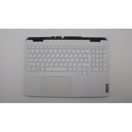 Lenovo 5CB1H89890 Palmrest Top Case con tastiera, Inglese Regno Unito, bianco