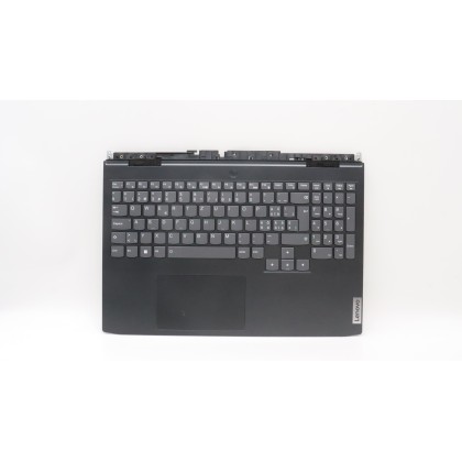 Lenovo 5CB1H89937 Palmrest Top Case con tastiera, Svizzera, nero, Retroilluminazione RGB