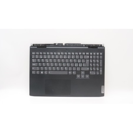 Lenovo 5CB1H89937 Palmrest Top Case con tastiera, Svizzera, nero, Retroilluminazione RGB
