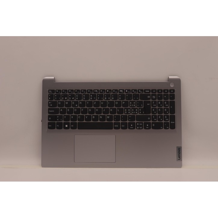 Lenovo 5CB1H92104 Palmrest Top Case con tastiera, Svizzera, Grigio nuvola, Senza lettore di impronte digitali