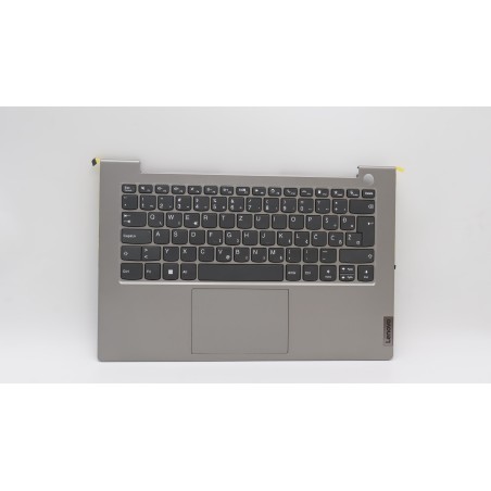 Lenovo 5CB1H92825 Palmrest Top Case con tastiera, Sloveno, Grigio minerale, Senza_retroilluminazione