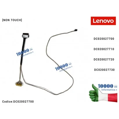DC020027700 Cavo Flat LCD LENOVO [NON TOUCH] IdeaPad 3-15IIL05 (81WE) 3-15IML05 (81WB) S350-15 S350-15IWL (30 PIN) GS552 EDP ...