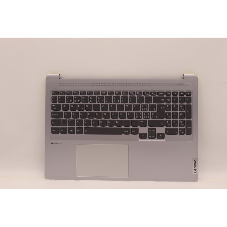 Lenovo 5CB1H95426 Palmrest Top Case con tastiera, Svizzera, Grigio nuvola, Retroilluminazione
