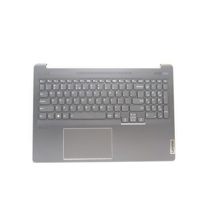 Lenovo 5CB1H95439 Palmrest Top Case con tastiera, Inglese (Stati Uniti/Europa), Grigio tempesta
