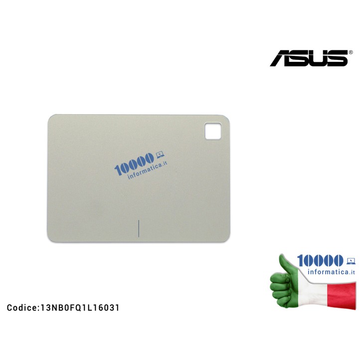 Adesivo Mylar Copertura per Touchpad [FingerPrint] Mouse [GOLD] ASUS VivoBook X510 S510  S510U S510UA S510UN S501UR X510U X510UA X510UN X510UR F510U F510UA K510U K510UA R520U S501U S501UA 13NB0FQ1L16031 13NB0FQ1L16021