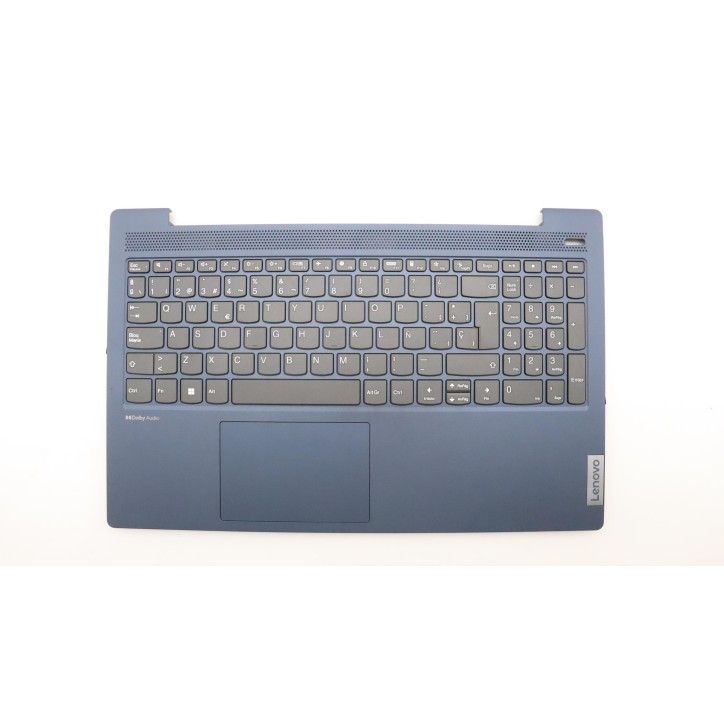 Lenovo 5CB1J01322 Palmrest Top Case con tastiera, Spagnolo, blu scuro, Senza lettore di impronte digitali
