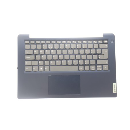 Lenovo 5CB1J01704 Palmrest Top Case con tastiera, Inglese Regno Unito, Blu scuro, Senza_lettore di impronte digitali