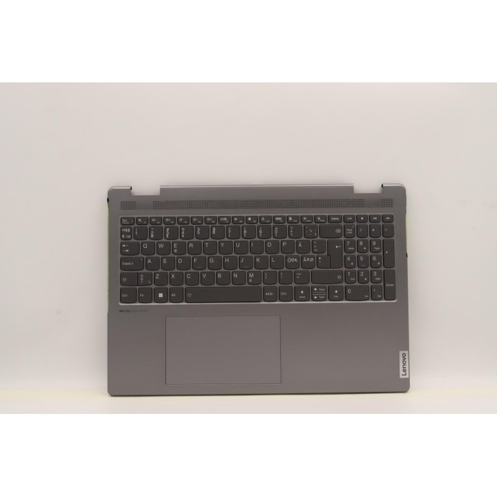 Lenovo 5CB1J01871 Palmrest Top Case con tastiera, Lingue scandinave, grigio artico, Senza lettore di impronte digitali