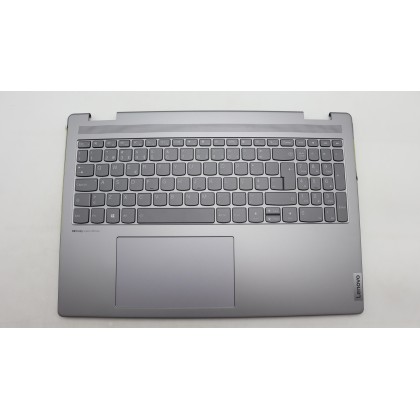 Lenovo 5CB1J01872 Palmrest Top Case con tastiera, Portoghese, grigio artico, Senza lettore di impronte digitali