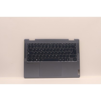 Lenovo 5CB1J02443 Palmrest Top Case con tastiera, Spagnolo, Blu pietra, Senza lettore di impronte digitali