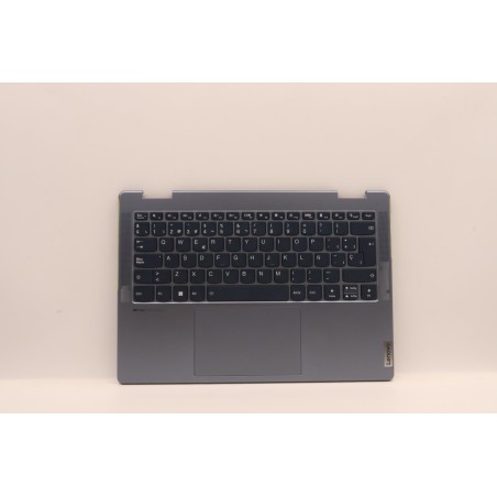 Lenovo 5CB1J02443 Palmrest Top Case con tastiera, Spagnolo, Blu pietra, Senza lettore di impronte digitali