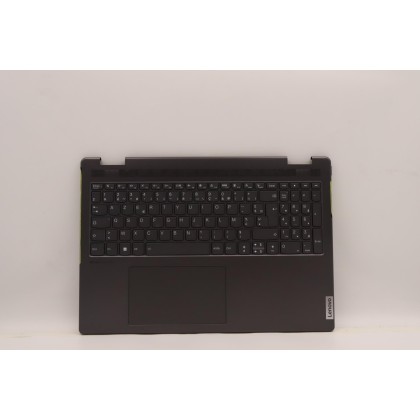 Lenovo 5CB1J04269 Palmrest Top Case con tastiera, Francese, grigio tempesta, Senza lettore di impronte digitali