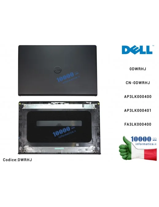 DWRHJ Cover LCD DELL [NERO 3] Vostro 3510 3515 3520 3525 3511 Inspiron 15 3510 3511 3515 3520 3521 DWRHJ 0DWRHJ CN-0DWRHJ AP3...