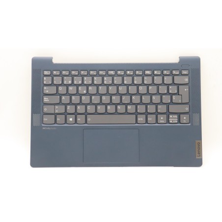 Lenovo 5CB1J07451 Palmrest Top Case con tastiera, Spagnolo, blu scuro, Retroilluminazione, Senza lettore di impronte digitali