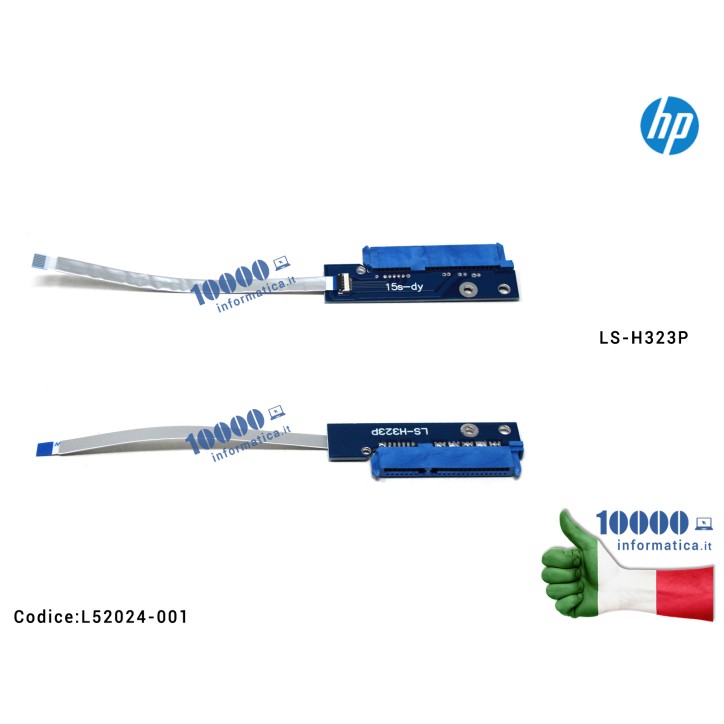 Board HDD Hard Disk Sata HP 15-GW LS-H323P TPN-C139 TPN-C151 250 G9 L52024-001 Scheda Hard Disk Board HDD HP 250 G8 255 G8 250 G9 255 G9 15-DW 15s-DY 15s-DU 15s-DR 15s-GR LS-H323P TPN-C139 TPN-C151 L52024-001 L52025-001 Board HDD Hard Disk Sata HP 15-GW LS-H323P TPN-C139 TPN-C151 250 G9 L52024-001 Scheda Hard Disk Board HDD HP 250 G8 255 G8 250 G9 255 G9 15-DW 15s-DY 15s-DU 15s-DR 15s-GR LS-H323P TPN-C139 TPN-C151 L52024-001 L52025-001