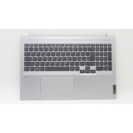 Lenovo 5CB1J08797 Palmrest Top Case con tastiera, Italiano, Grigio nuvola