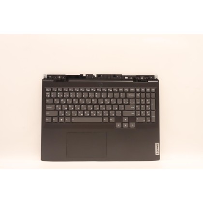Lenovo 5CB1J09511 Palmrest Top Case con tastiera, Ucraina, Nero, Retroilluminazione