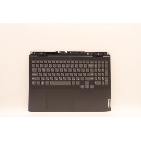 Lenovo 5CB1J09511 Palmrest Top Case con tastiera, Ucraina, Nero, Retroilluminazione