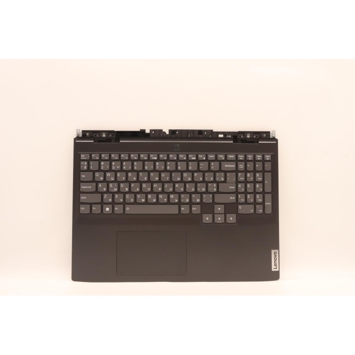 Lenovo 5CB1J09511 Palmrest Top Case con tastiera, Ucraina, Nero, Retroilluminazione