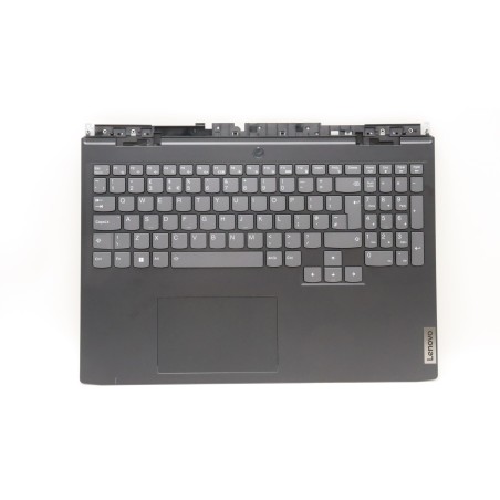 Lenovo 5CB1J09555 Palmrest Top Case con tastiera, Inglese Regno Unito, nero
