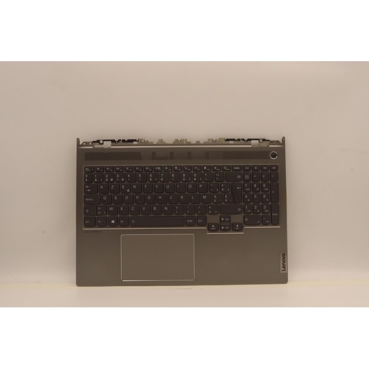Lenovo 5CB1J23711 Palmrest Top Case con tastiera, Belga, Grigio minerale, UK