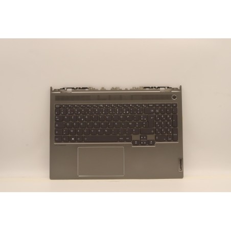 Lenovo 5CB1J23725 Palmrest Top Case con tastiera, Francese, Grigio minerale