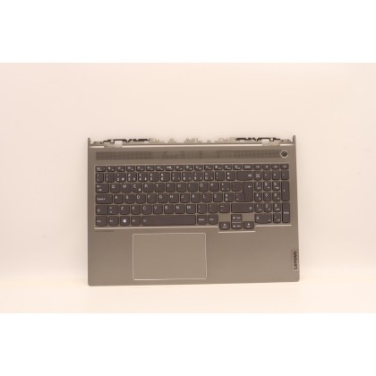 Lenovo 5CB1J23747 Palmrest Top Case con tastiera, Portoghese, Grigio minerale